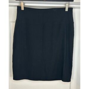 J. Jill Wearever Collection Smooth Fit Pencil Skirt Black Women Small Rayon